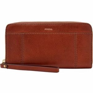Fossil Leather Clutch Wallet